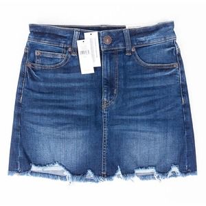 American Eagle Hi-Rise Mini Next level Stretch Womens Jean Skirt Size 2